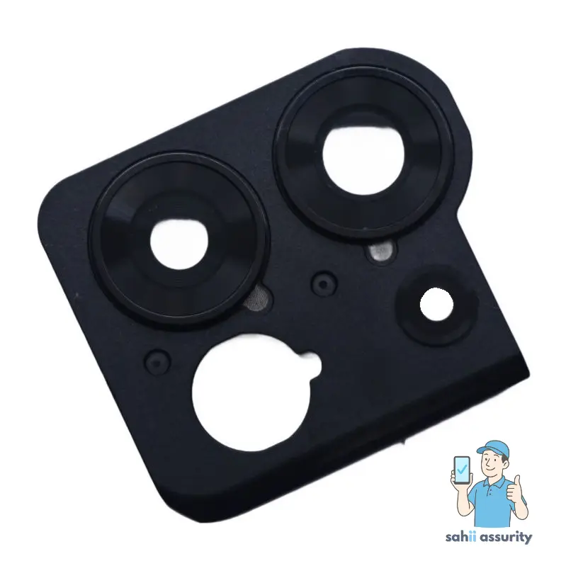 Camera Lens Glass with Frame for OPPO Reno 8 5G Black